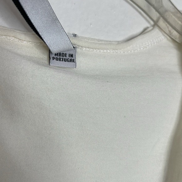 Neil Barrett Skull White Embroidered V Neck T Shirt Size Medium - Picture 5 of 7